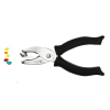 Perforatore a pinza - 1 foro 6 mm - impugnatura gommata - nero - Lebez - 5840 - 8007509058404 - DMwebShop