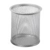 Bicchieri portapenne - rete metallica - 8,5 x 10 cm - argento - Lebez - 1221-S - 8007509036983 - DMwebShop