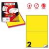 Etichetta adesiva C509 - permanente - 210 x 148,5 mm - 2 etichette per foglio - giallo fluo - scatola 100 fogli A4 - Markin - X210C509F-GI - 8007047051042 - DMwebShop Etichetta adesiva C509 - permanente - 210 x 148,5 mm - 2 etichette per foglio - giallo fluo - scatola 100 fogli A4 - Markin - X210C509F-GI - 8007047051042 - DMwebShop