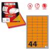 Etichetta adesiva A406 - permanente - 47,5 x 25,5 mm - 44 etichette per foglio - arancio fluo - scatola 100 fogli A4 - Markin - X210A406F-AR - 8007047051219 - DMwebShop Etichetta adesiva A406 - permanente - 47,5 x 25,5 mm - 44 etichette per foglio - arancio fluo - scatola 100 fogli A4 - Markin - X210A406F-AR - 8007047051219 - DMwebShop