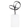 Portanome Pass 6S P cordoncino nero 10 x 15 cm A6 trasparente neutro - 7053