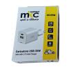 Caricatore USB 35 W 1 USB C 1 USB A Bianco Melchioni - 3465