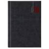 Agenda giornaliera 2026 copertina in carta imbottita 14,5 x 20,5 cm nero - 3581