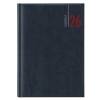 Agenda settimanale 2026 copertina in carta imbottita 17 x 24 cm blu - 3635