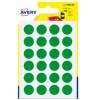 Etichette adesive tonde PSA in carta permanenti diametro 15 mm 24 etichette per foglio 7 fogli verde Avery PSA15V - 3513 Etichette adesive tonde PSA in carta permanenti diametro 15 mm 24 etichette per foglio 7 fogli verde Avery PSA15V - 3513