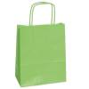Shopper Twisted maniglie cordino 14 x 9 x 21 cm carta kraft verde mela - 3345