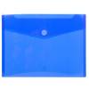 Busta a tasca con chiusura in velcro - PPL - 24 x 32 cm - blu-trasparente - conf. 5 pezzi - Exacompta - 56422E - 3130630564225 - DMwebShop