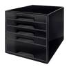 Cassettiera Drawer Cabinet Cube 5 nero - 16337
