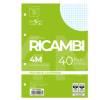 Ricambi forati Quaxima - A4 - 4 mm - 80 gr - 40 fogli - Pigna - 00629034M - 8005235204492 - DMwebShop Ricambi forati Quaxima - A4 - 4 mm - 80 gr - 40 fogli - Pigna - 00629034M - 8005235204492 - DMwebShop