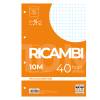 Ricambi forati Quaxima - A4 - quadretto 10 mm - 80 gr - 40 fogli - Pigna - 006290310 - 8005235211612 - DMwebShop