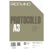 Foglio protocollo A4,1 rigo con margine 60 gr - 6414