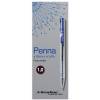 Penna a sfera a scatto punta 1 mm blu - 6898