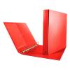 Raccoglitore Nettuno 22 x 30 cm 4 anelli a R 30 mm dorso 3,5 cm rosso - 7189