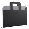 Cartella portablocco - con manici - nero-grigio - 28,5 x 36 cm - City Time - 61496. - 8002787614960 - DMwebShop