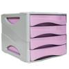 Cassettiera Keep Colour Pastel - 25 x 32 cm - cassetti 5 cm - grigio-lilla - Arda - 15P4PPASVI - 8003438022974 - DMwebShop
