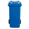 Bidone carrellato - 48 x 55 x 93 cm - 120 lt - blu - Mobil Plastic - 1/120/5-BLB - 8004331112151 - DMwebShop