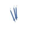 Candeline con supporto H 8 cm celeste - 22127