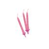 Candeline con supporto H 8 cm rosa - 22125 Candeline con supporto H 8 cm rosa - 22125