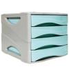 Cassettiera Keep Colour Pastel 25 x 32 cm cassetti 5 cm grigio azzurro - 17339