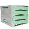 Cassettiera Keep Colour Pastel 25 x 32 cm cassetti 5 cm grigio verde - 17465