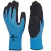Guanti Wet Dry VV636BL poliammide palmo in nitrile taglia 09 blu nero - 22050