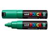 Marcatore a base d acqua Uni Posca PC7M punta tonda large 4,5,5 5 mm verde - 22299