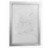 Cornice adesiva Duraframe Wallpaper A4,21 x 29,7 cm argento - 22645