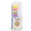 Tempera in tubetto 12 ml fluo metal scatola 12 pezzi - 22499