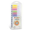 Tempera in tubetto 12 ml fluo metal scatola 12 pezzi - 22499