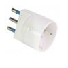 Adattatore semplice con spina 2P+T 16A presa Schuko 16A - Mkc - 492517925 - 8006012050707 - DMwebShop Adattatore semplice con spina 2P+T 16A presa Schuko 16A - Mkc - 492517925 - 8006012050707 - DMwebShop