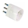 Adattatore semplice con spina 2P+T 16A presa Schuko 16A - Mkc - 492517925 - 8006012050707 - DMwebShop