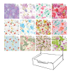 Carta regalo - raso - Fiori - 70 x 100 cm - scatola 100 fogli - Rex Sadoch - R4403GEN - 8006715132106 - DMwebShop