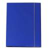 Cartellina con elastico cartone plastificato 3 lembi 25 x 34 cm blu Queen Starline OD0032LBXXXAE01 - 788