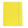 Cartellina con elastico - cartone plastificato - 3 lembi - 25 x 34 cm - giallo - Queen - conf. 10 pezzi - Starline - OD0032LBXXXAE04 - 8025133106506 - DMwebShop
