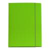 Cartellina con elastico - cartone plastificato - 3 lembi - 25 x 34 cm - verde prato - Queen - conf. 10 pezzi - Starline - OD0032LBXXXAE20 - 8025133106629 - DMwebShop