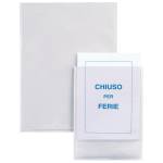Buste autoadesive Iesti - PVC - 15 x 21 cm - trasparente - conf. 5 pezzi - Sei Rota - 321116 - 8004972001982 - DMwebShop