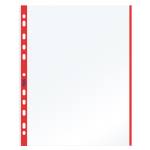 Buste forate con banda colorata Linear buccia - 21 x 29,7 cm - rosso - conf. 10 pezzi - Favorit - 100460030 - 8006779318409 - DMwebShop