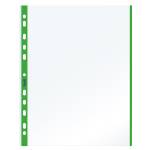 Buste forate con banda colorata Linear buccia - 21 x 29,7 cm - verde - conf. 10 pezzi - Favorit - 100460031 - 8006779318454 - DMwebShop