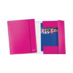 Cartella con elastico WOW - cartoncino plastificato - 3 lembi - fucsia metal - conf. 5 pezzi - Leitz - 39830023 - 4002432534722 - DMwebShop