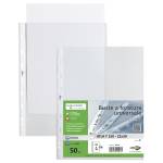 Buste forate Atla T - pesante liscio - 22 x 30 cm - trasparente - conf. 50 pezzi - Sei Rota - 662221 - 8004972015972 - DMwebShop