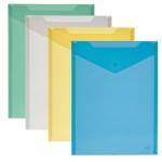 Busta con bottone - formato verticale - 13,5 x 18,5 cm - colori assortiti - conf. 12 pezzi - Lebez - 80199 - 8007509062296 - DMwebShop