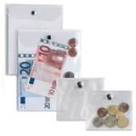 Busta con bottone Press 2E PVC 9,5 x 12 cm trasparente - 4237