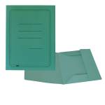 Cartelline 3 lembi con stampa cartoncino Manilla 200 gr 25 x 33 cm verde Cart Garda CG0111MLSXXAJ03 - 4746