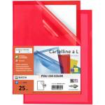 Cartelline a L Poli 150 Color PPL buccia 21 x 29,7 cm rosso Sei Rota 66232212 - 7450