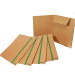 Cartellina 3 lembi - con elastico piatto 20 mm - 25 x 35 cm - cartoncino FSC - avana - conf. 5 pezzi - Starline - 1403 - 8055731914043 - DMwebShop