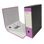 Registratore Starbox sfuso dorso 8 cm protocollo 23 x 33 cm lilla - 992