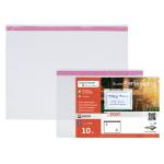 Buste porta avvisi orizzontali A4,30 x 22 cm trasparente - 1067