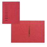 Cartellina semplice con pressino 265 gr A4 cartone pressato rosso - 1320