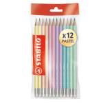 Matita in grafite Swano pastel gradazione HB con gommino - 16182