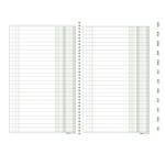 Scadenziario spiralato Gennaio Dicembre 24 x 17 cm 36,12 fogli - 416